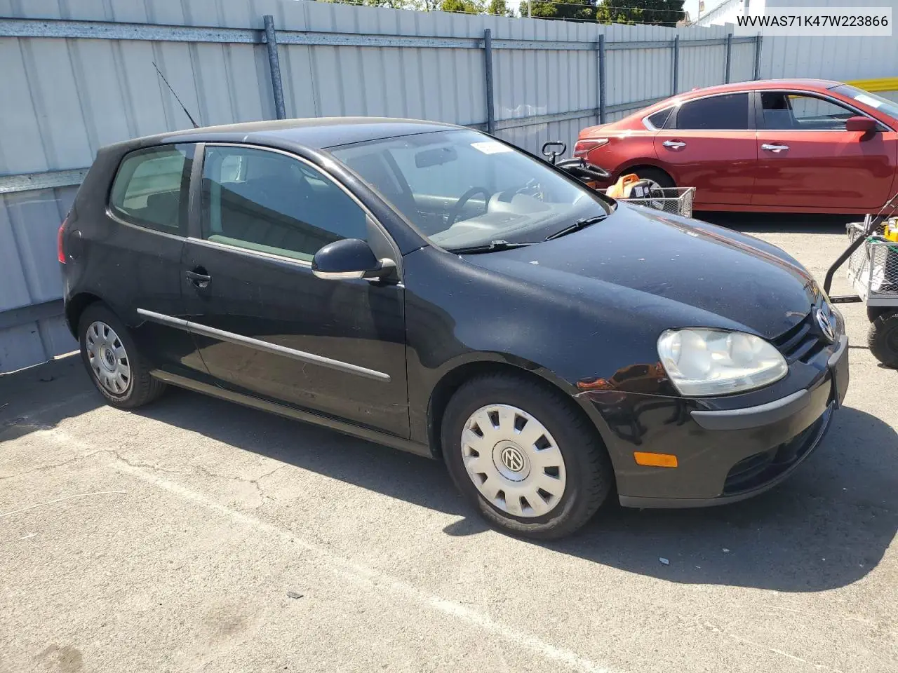 2007 Volkswagen Rabbit VIN: WVWAS71K47W223866 Lot: 56068885