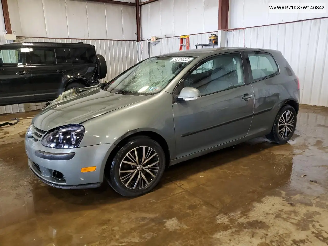 2007 Volkswagen Rabbit VIN: WVWAR71K87W140842 Lot: 56287055