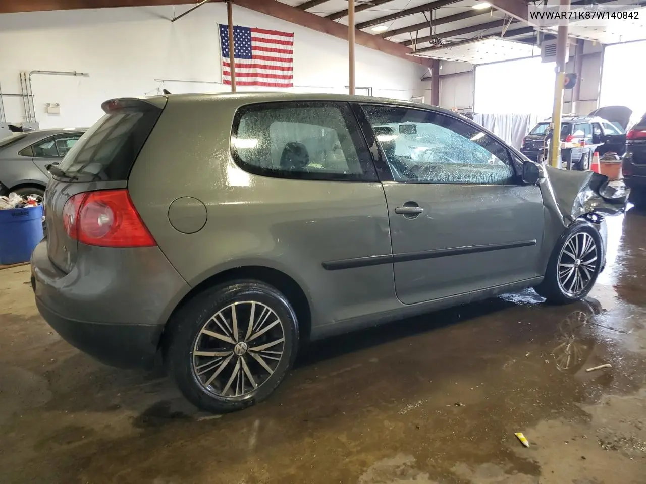 2007 Volkswagen Rabbit VIN: WVWAR71K87W140842 Lot: 56287055