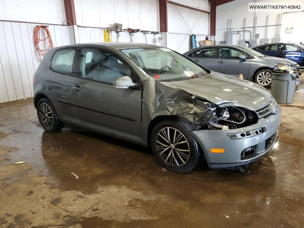 2007 Volkswagen Rabbit VIN: WVWAR71K87W140842 Lot: 56287055