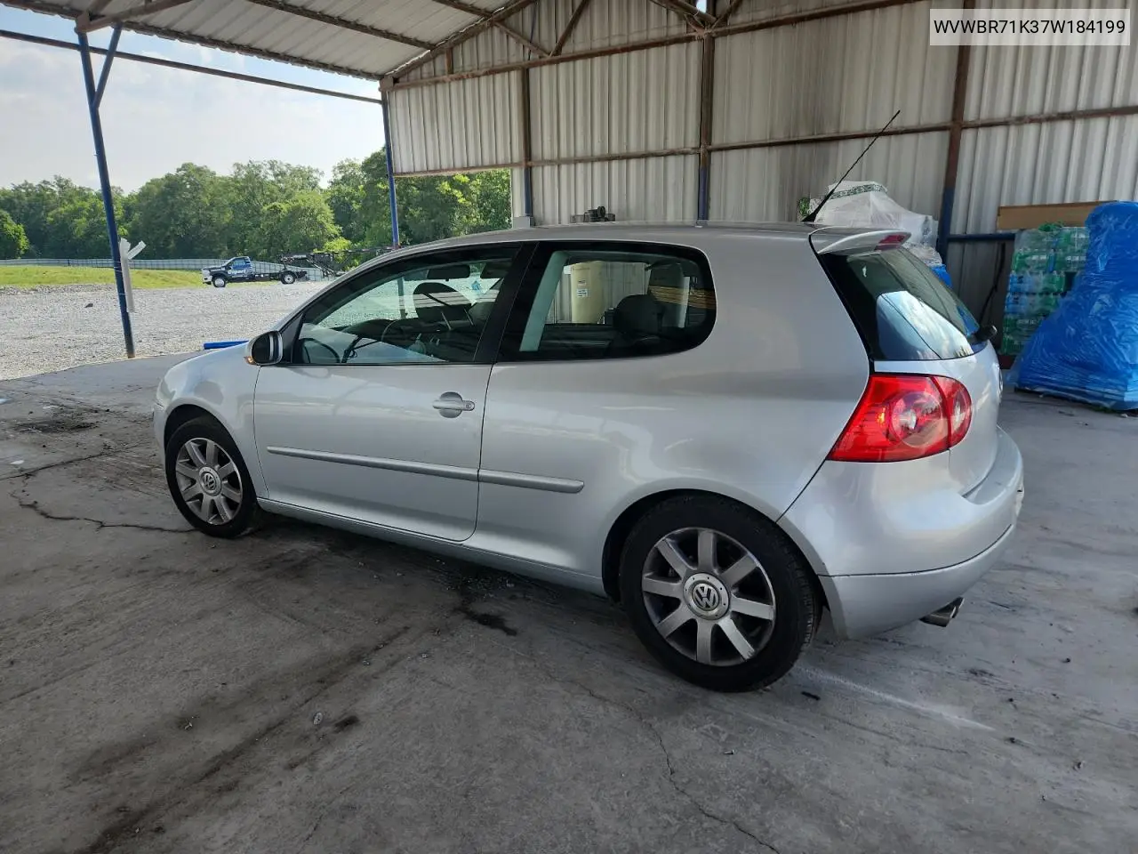 2007 Volkswagen Rabbit VIN: WVWBR71K37W184199 Lot: 60083535