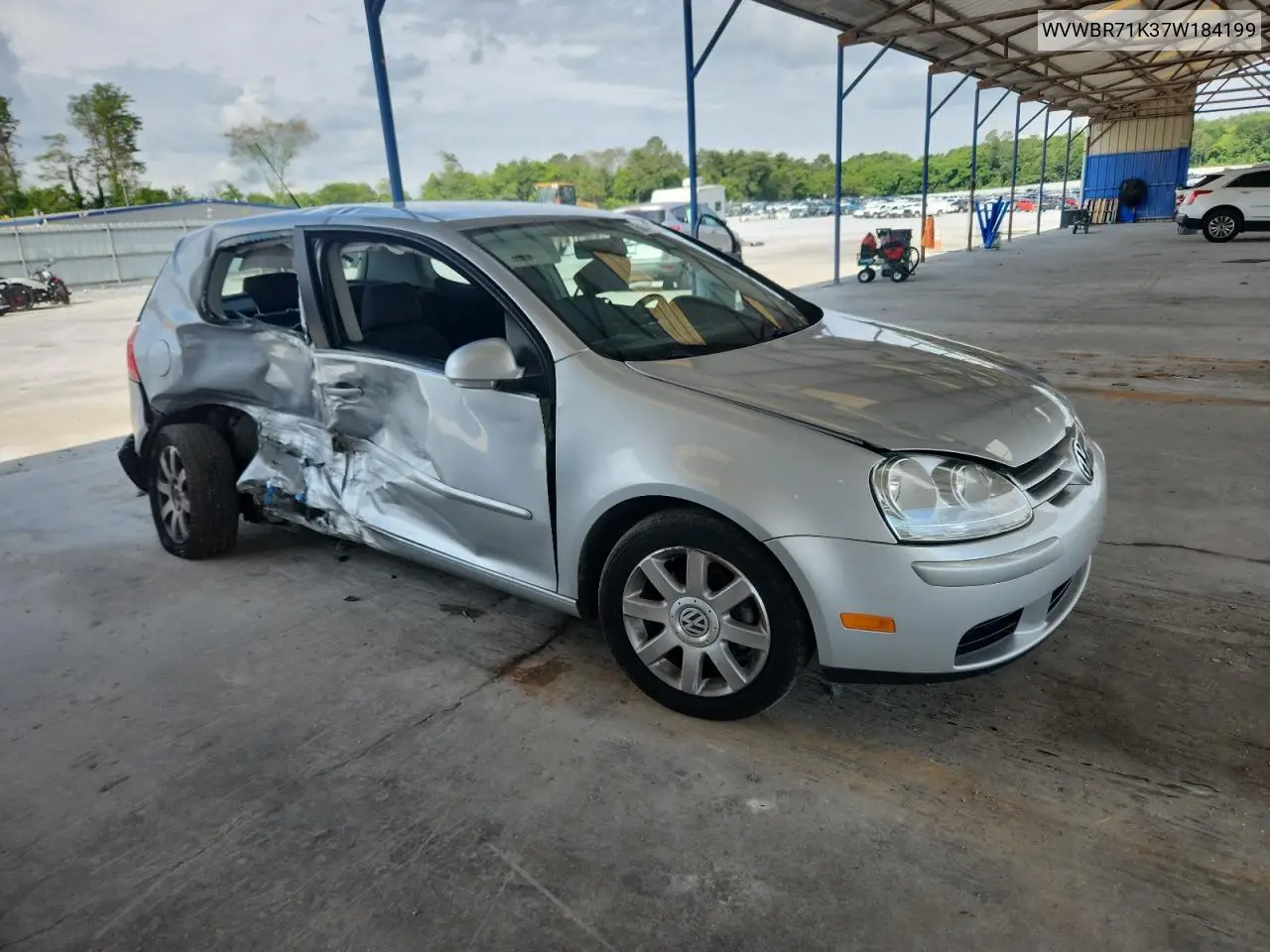 2007 Volkswagen Rabbit VIN: WVWBR71K37W184199 Lot: 60083535