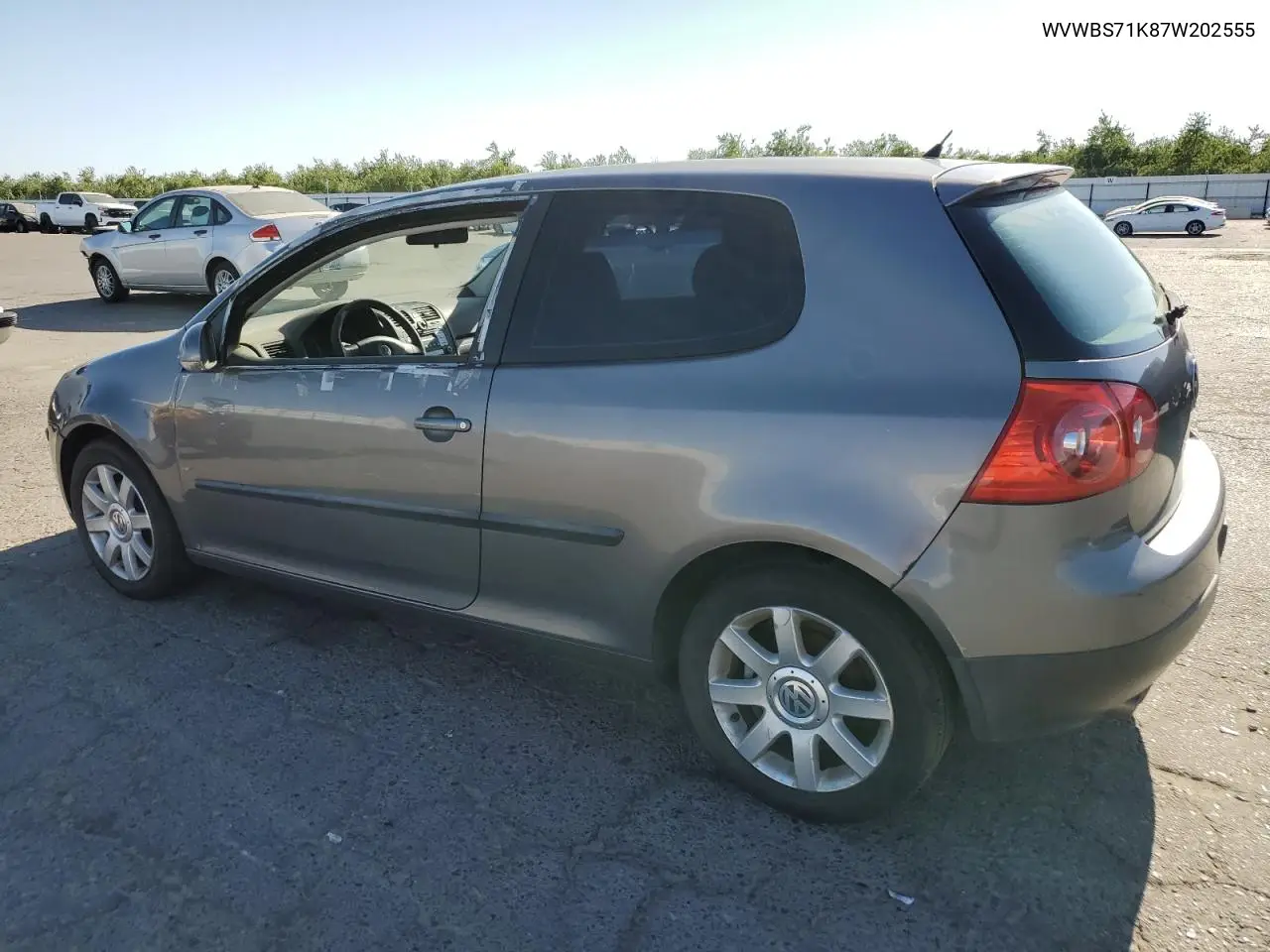 2007 Volkswagen Rabbit VIN: WVWBS71K87W202555 Lot: 60944105