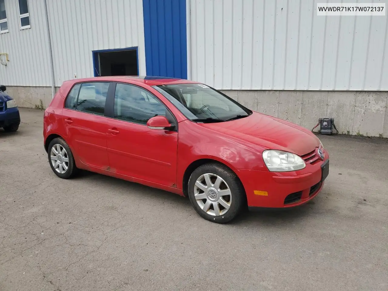 2007 Volkswagen Rabbit VIN: WVWDR71K17W072137 Lot: 60963775