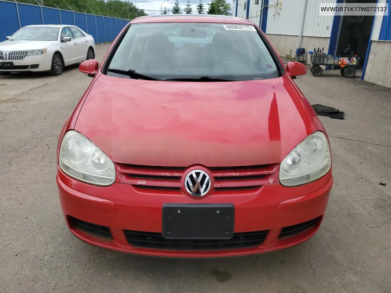 2007 Volkswagen Rabbit VIN: WVWDR71K17W072137 Lot: 60963775
