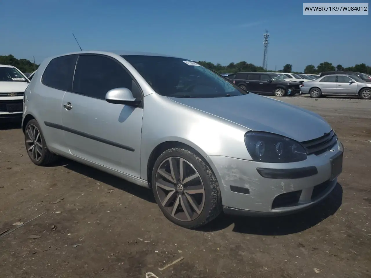 2007 Volkswagen Rabbit VIN: WVWBR71K97W084012 Lot: 62156695