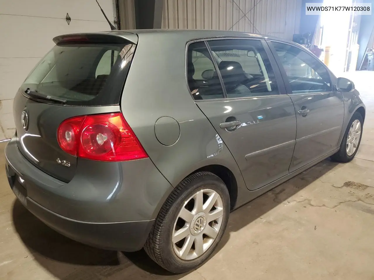 2007 Volkswagen Rabbit VIN: WVWDS71K77W120308 Lot: 62408865