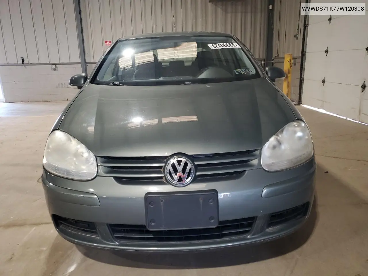2007 Volkswagen Rabbit VIN: WVWDS71K77W120308 Lot: 62408865