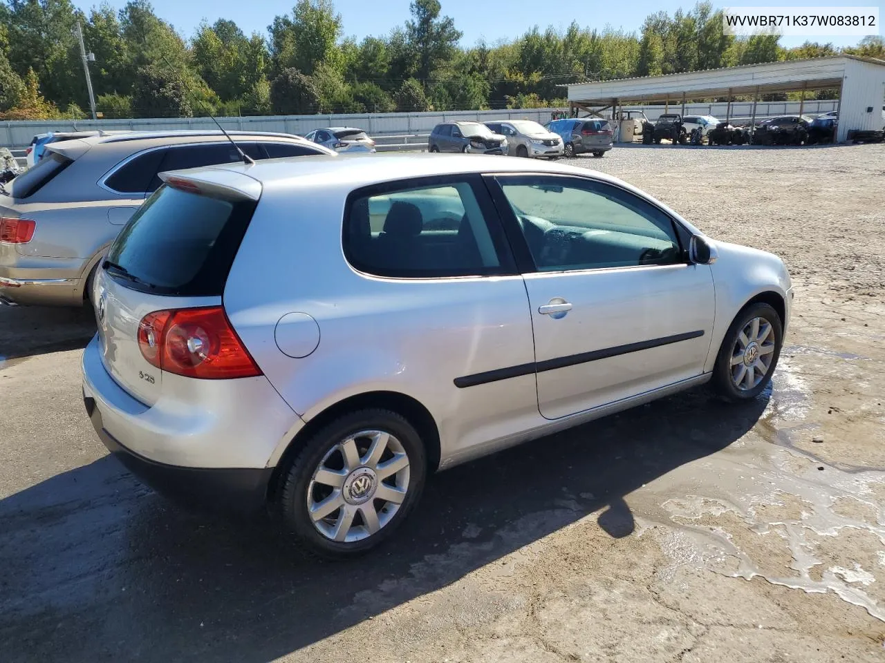 2007 Volkswagen Rabbit VIN: WVWBR71K37W083812 Lot: 76246054
