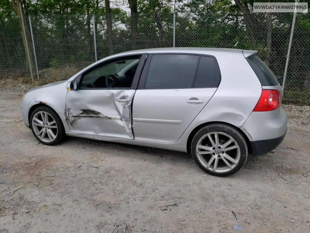 2009 Volkswagen Rabbit VIN: WVWDA71K49W079965 Lot: 55434955