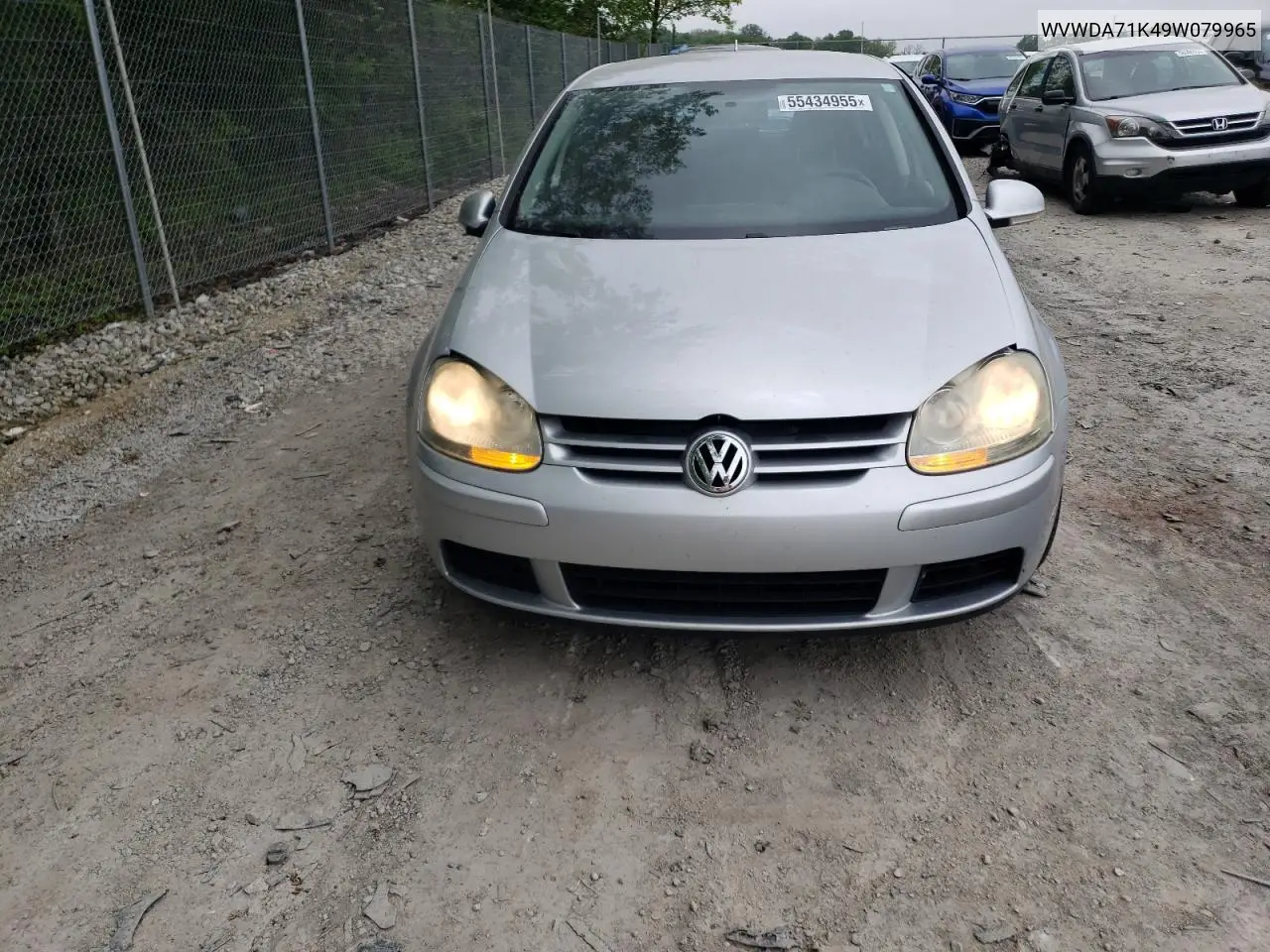 2009 Volkswagen Rabbit VIN: WVWDA71K49W079965 Lot: 55434955