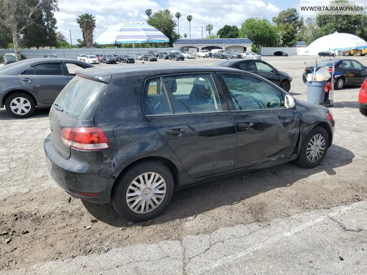 2010 Volkswagen Golf VIN: WVWDB7AJ0AW396506 Lot: 52881055