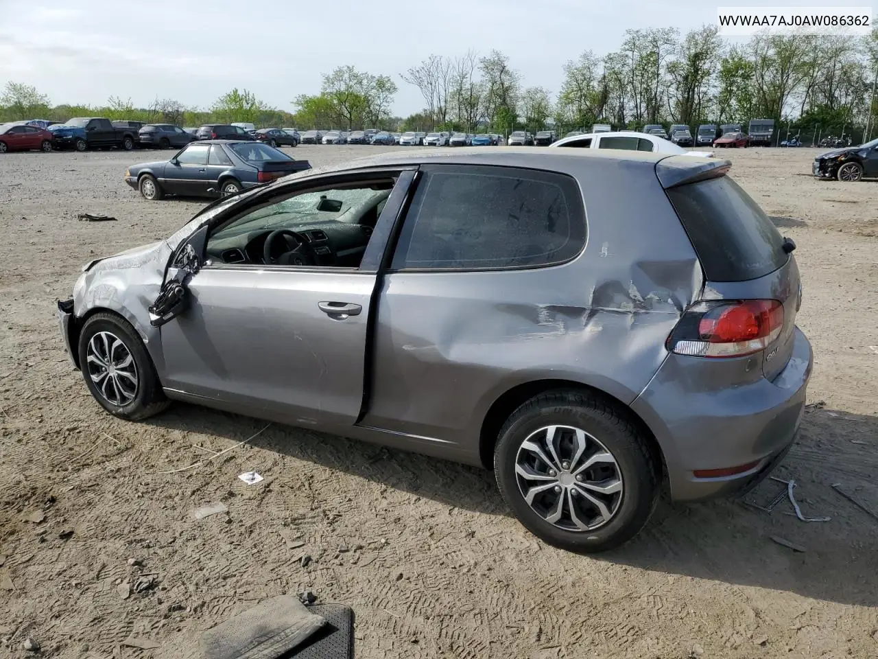 2010 Volkswagen Golf VIN: WVWAA7AJ0AW086362 Lot: 54659595