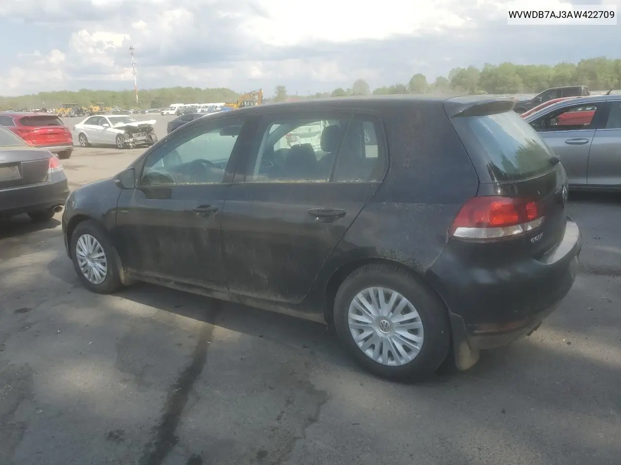 2010 Volkswagen Golf VIN: WVWDB7AJ3AW422709 Lot: 55477875