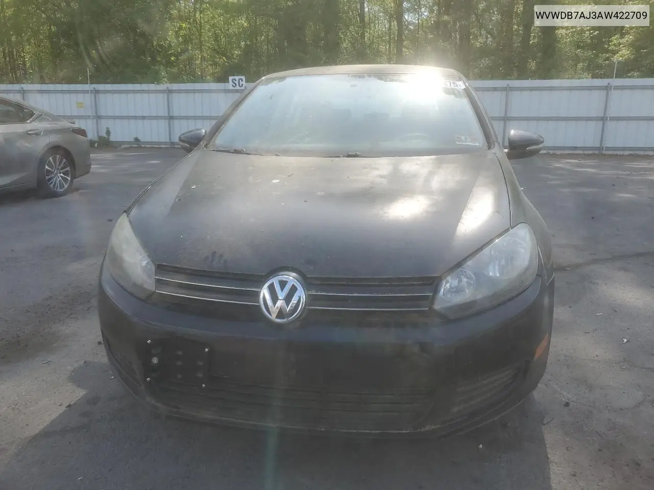 2010 Volkswagen Golf VIN: WVWDB7AJ3AW422709 Lot: 55477875