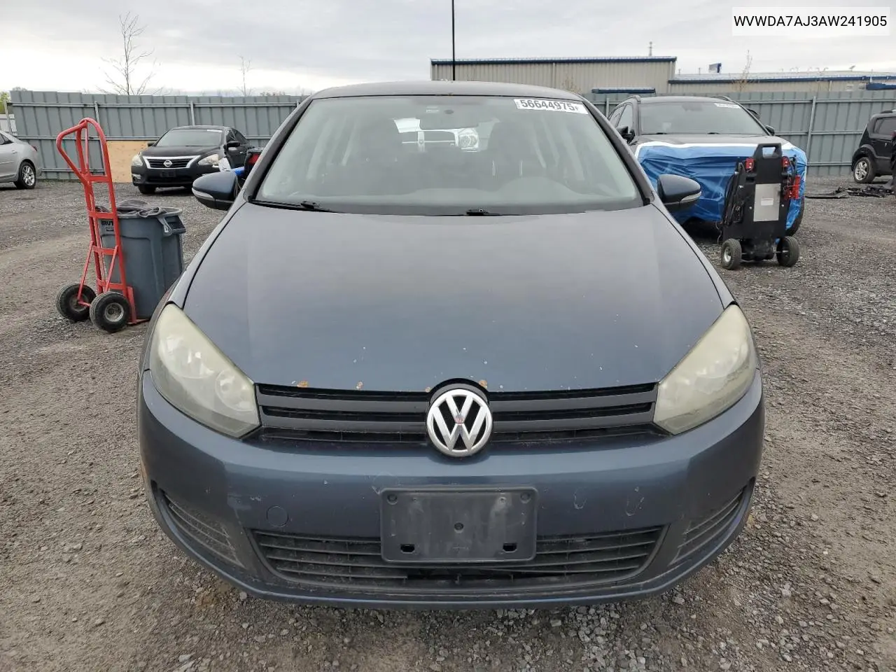 2010 Volkswagen Golf VIN: WVWDA7AJ3AW241905 Lot: 56644975