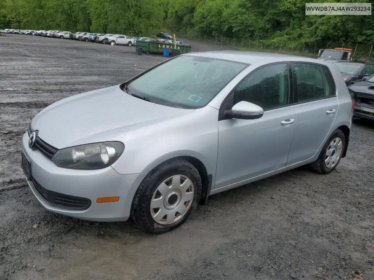 2010 Volkswagen Golf VIN: WVWDB7AJ4AW293234 Lot: 57918145
