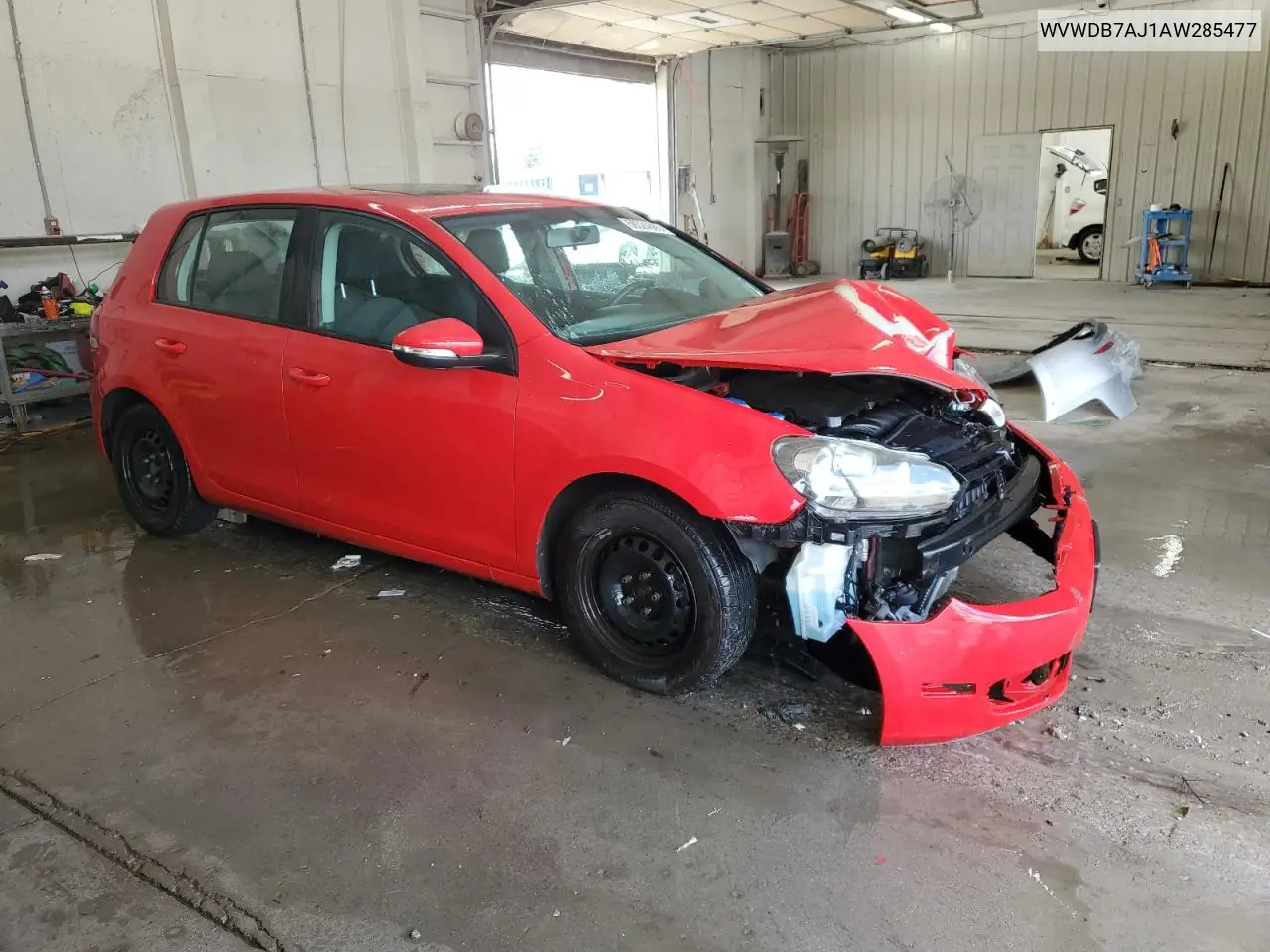 2010 Volkswagen Golf VIN: WVWDB7AJ1AW285477 Lot: 58524685