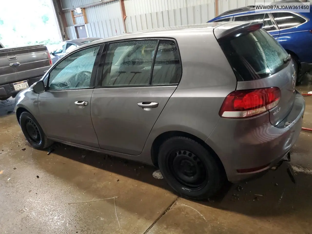 2010 Volkswagen Golf VIN: WVWDB7AJ0AW361450 Lot: 59538385