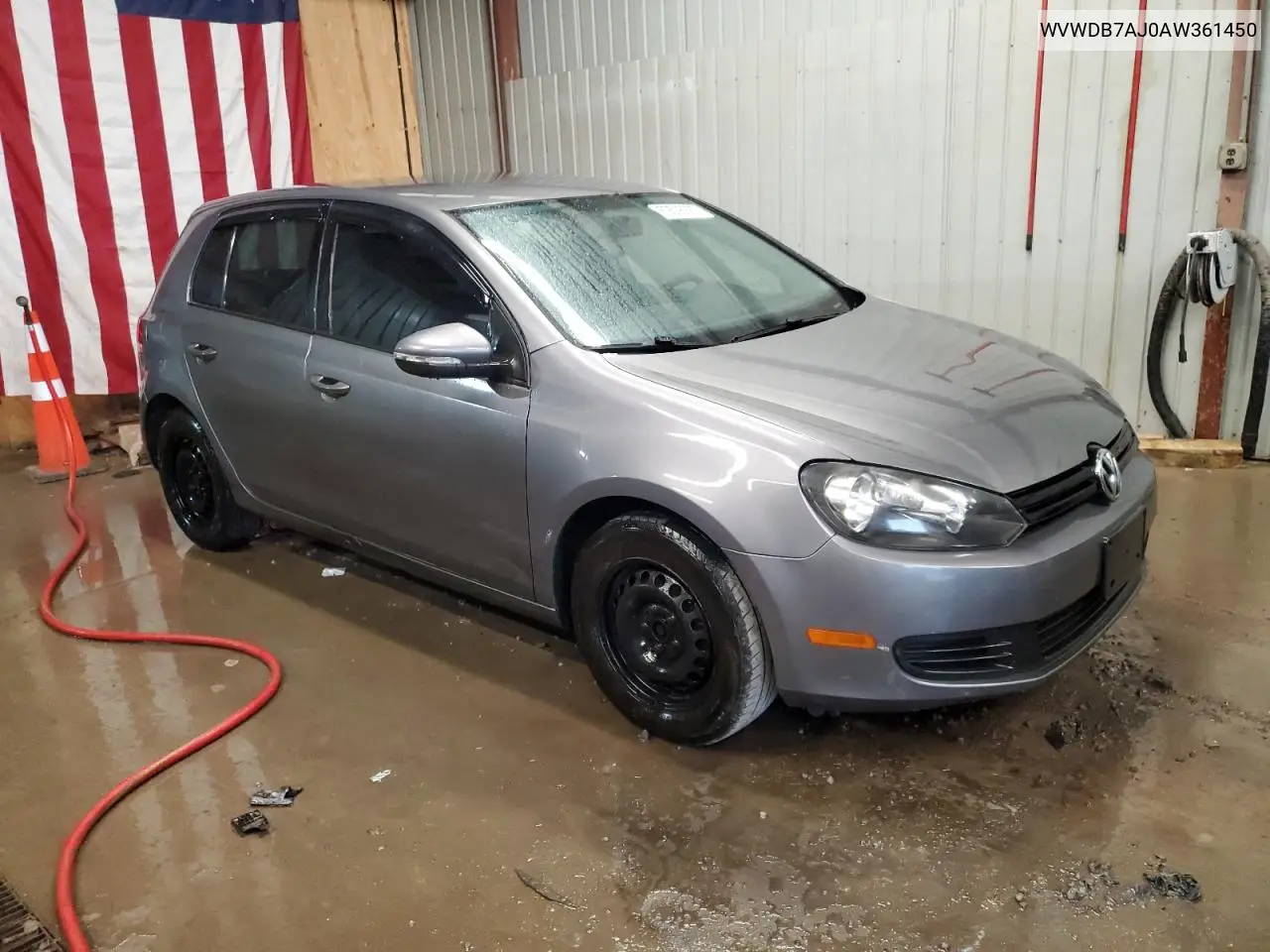 2010 Volkswagen Golf VIN: WVWDB7AJ0AW361450 Lot: 59538385