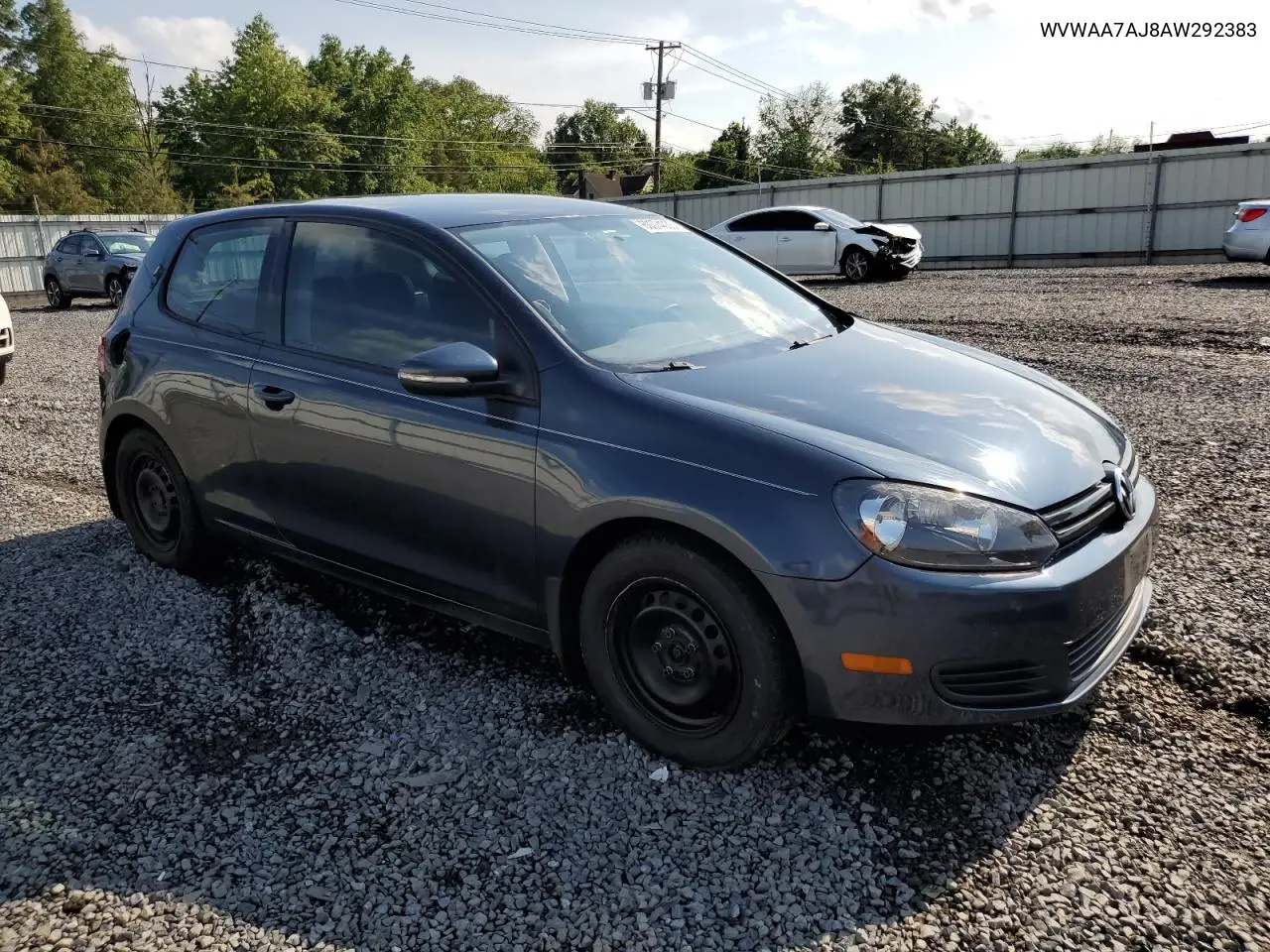2010 Volkswagen Golf VIN: WVWAA7AJ8AW292383 Lot: 60374035
