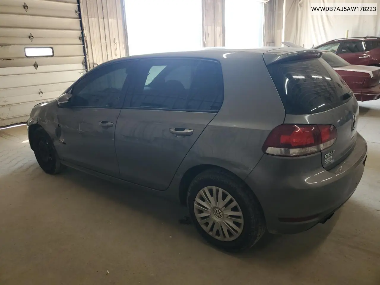 2010 Volkswagen Golf VIN: WVWDB7AJ5AW178223 Lot: 61196265