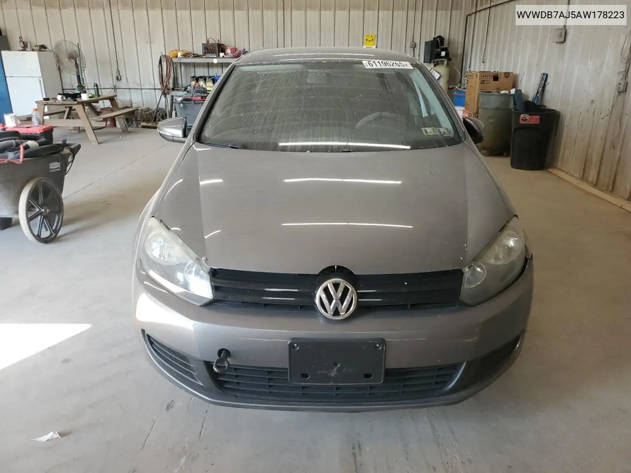 2010 Volkswagen Golf VIN: WVWDB7AJ5AW178223 Lot: 61196265