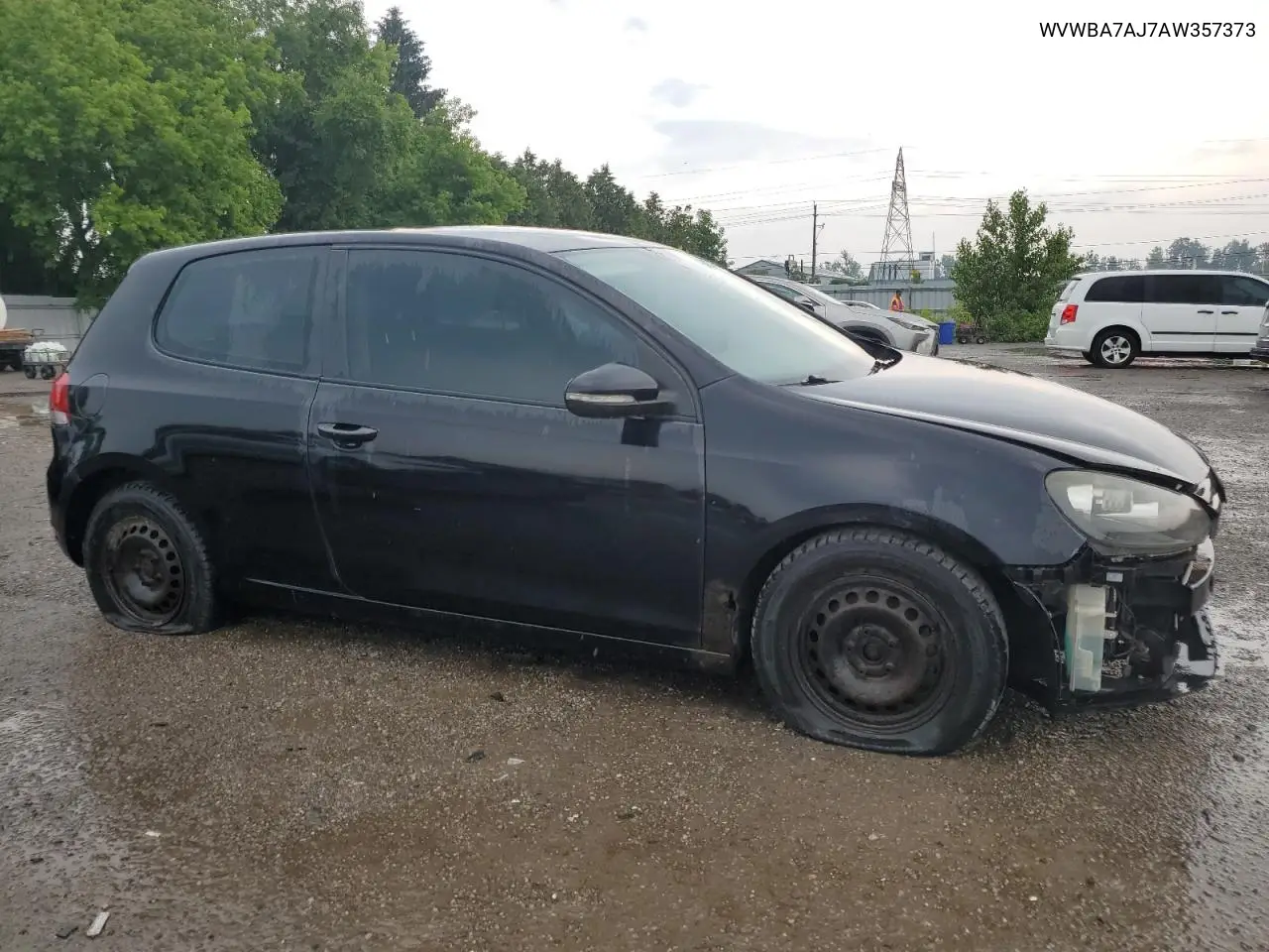 2010 Volkswagen Golf VIN: WVWBA7AJ7AW357373 Lot: 61937335