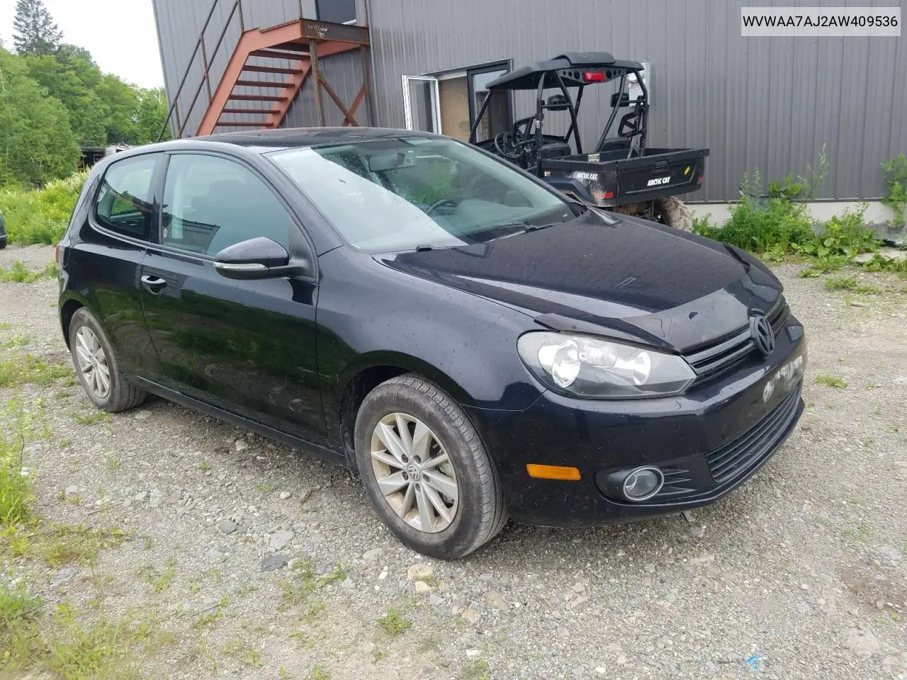 2010 Volkswagen Golf VIN: WVWAA7AJ2AW409536 Lot: 61982155