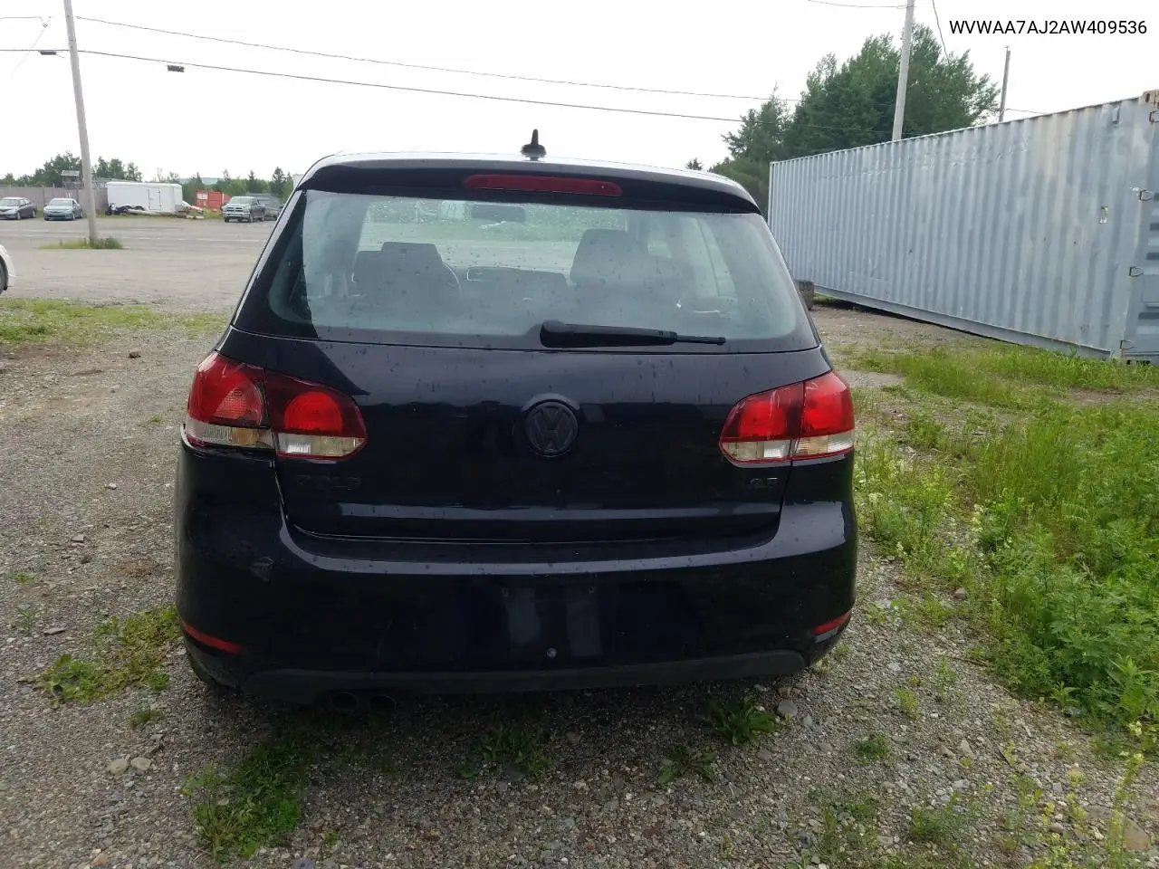 2010 Volkswagen Golf VIN: WVWAA7AJ2AW409536 Lot: 61982155