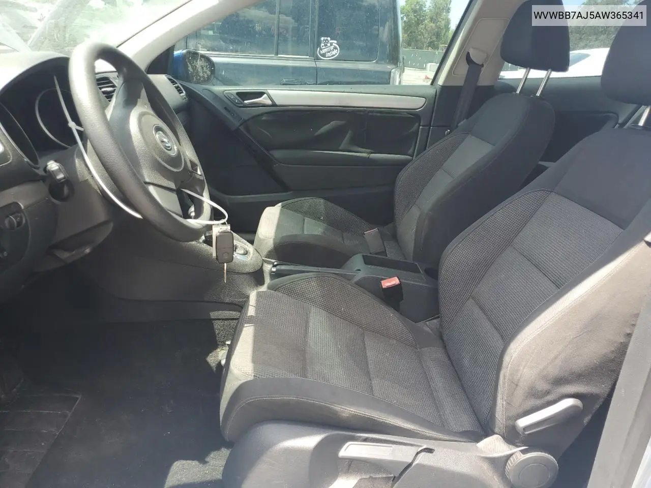 2010 Volkswagen Golf VIN: WVWBB7AJ5AW365341 Lot: 62310855