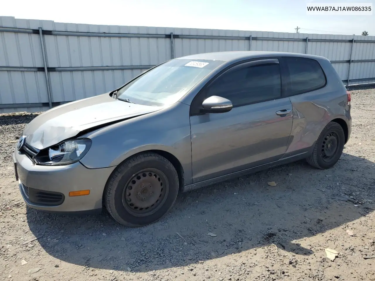 2010 Volkswagen Golf VIN: WVWAB7AJ1AW086335 Lot: 62469565
