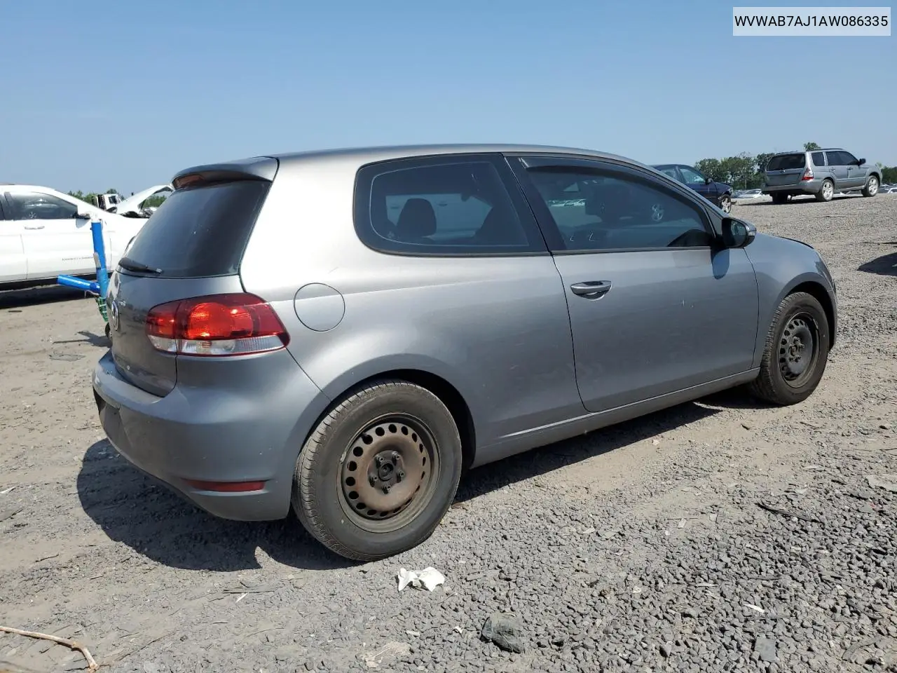 2010 Volkswagen Golf VIN: WVWAB7AJ1AW086335 Lot: 62469565