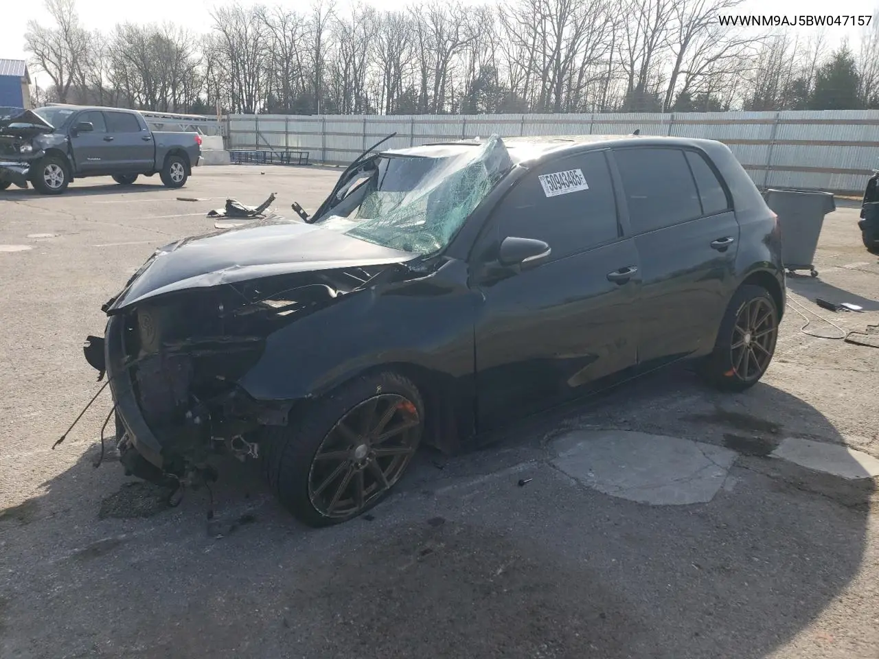 2011 Volkswagen Golf VIN: WVWNM9AJ5BW047157 Lot: 50943485