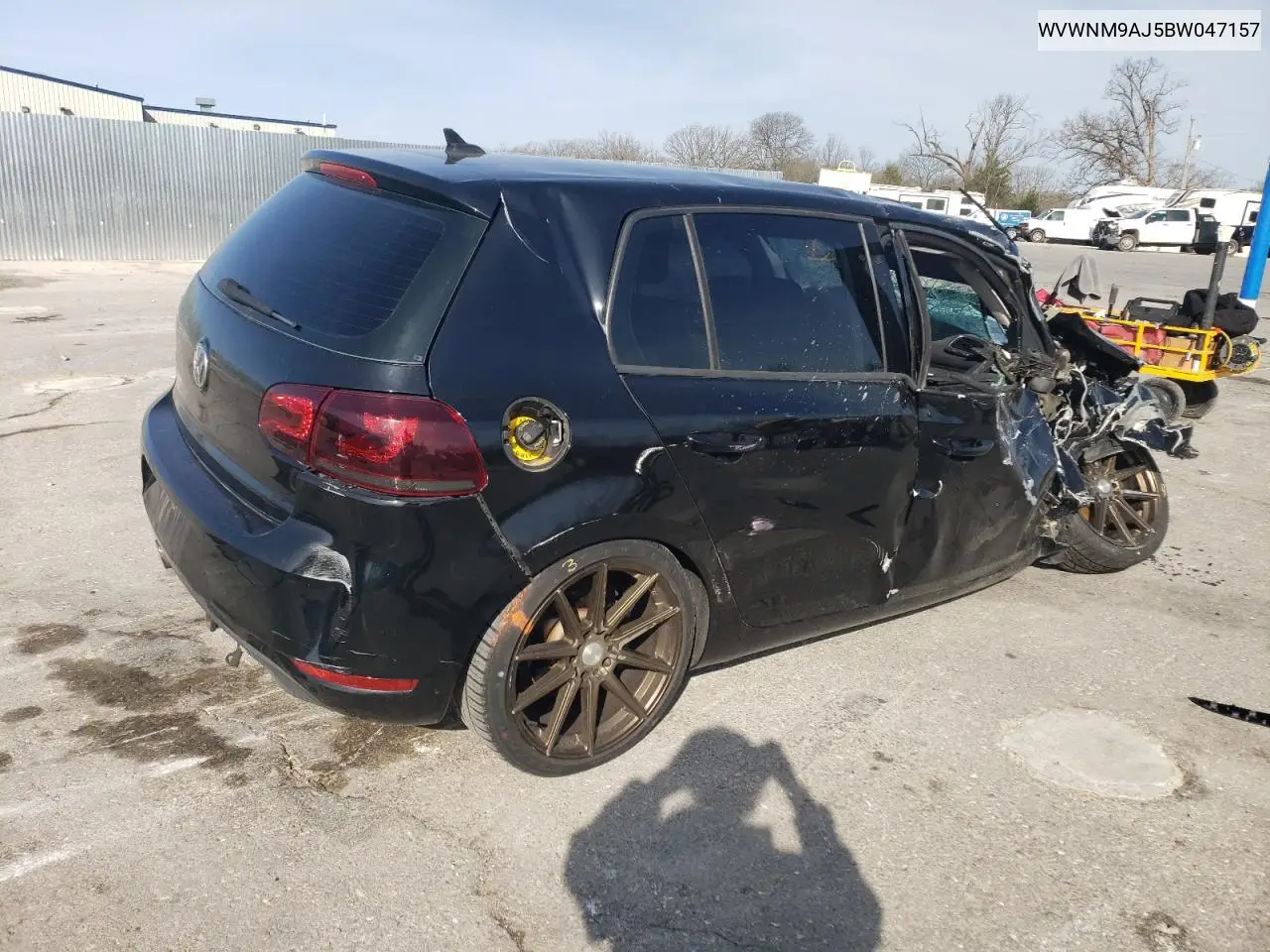 2011 Volkswagen Golf VIN: WVWNM9AJ5BW047157 Lot: 50943485