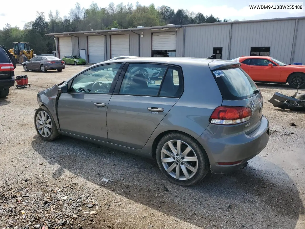 2011 Volkswagen Golf VIN: WVWDM9AJ0BW255488 Lot: 51337875
