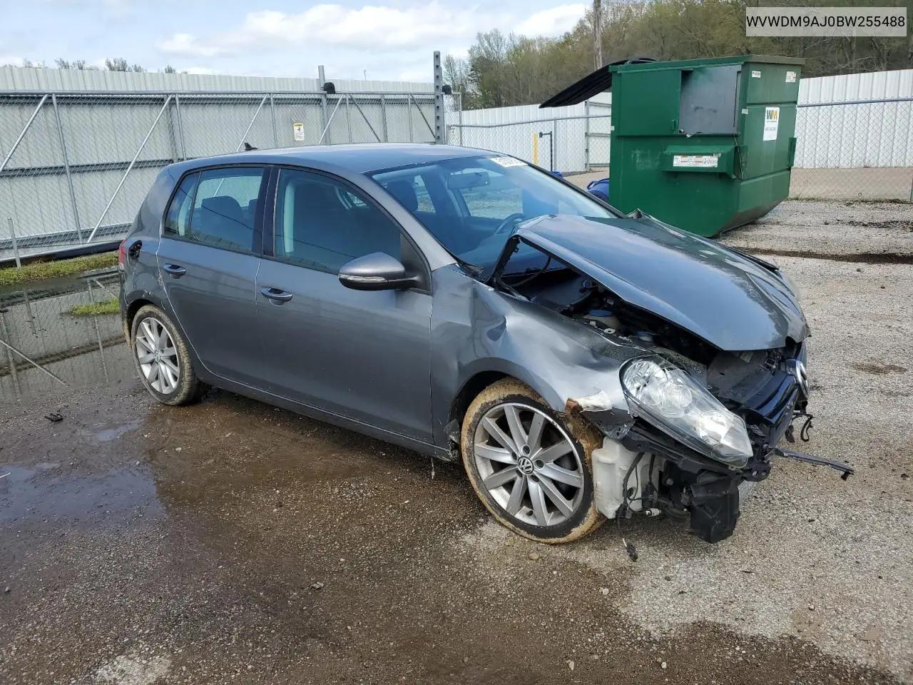2011 Volkswagen Golf VIN: WVWDM9AJ0BW255488 Lot: 51337875