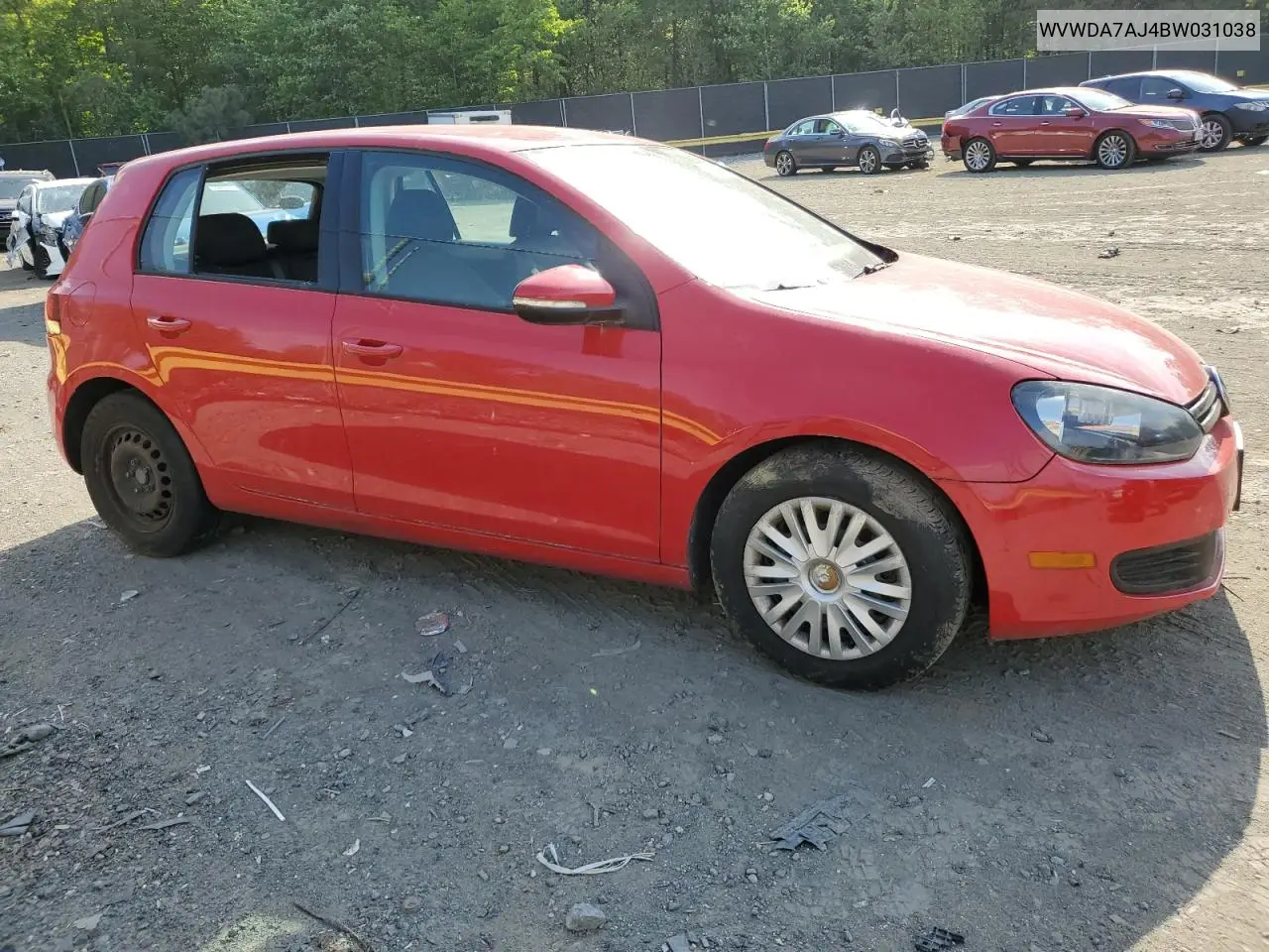 2011 Volkswagen Golf VIN: WVWDA7AJ4BW031038 Lot: 52196065