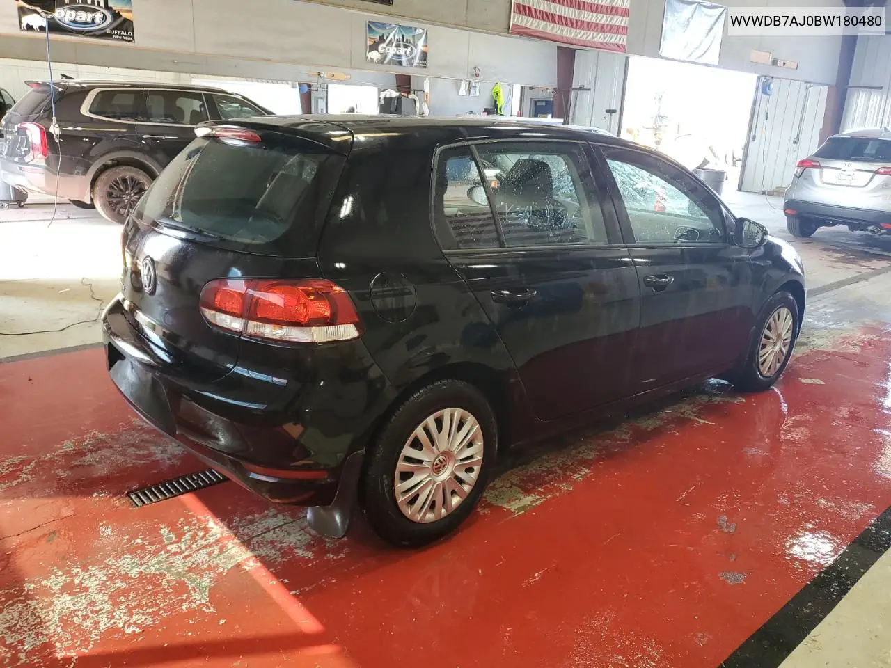 2011 Volkswagen Golf VIN: WVWDB7AJ0BW180480 Lot: 53612765
