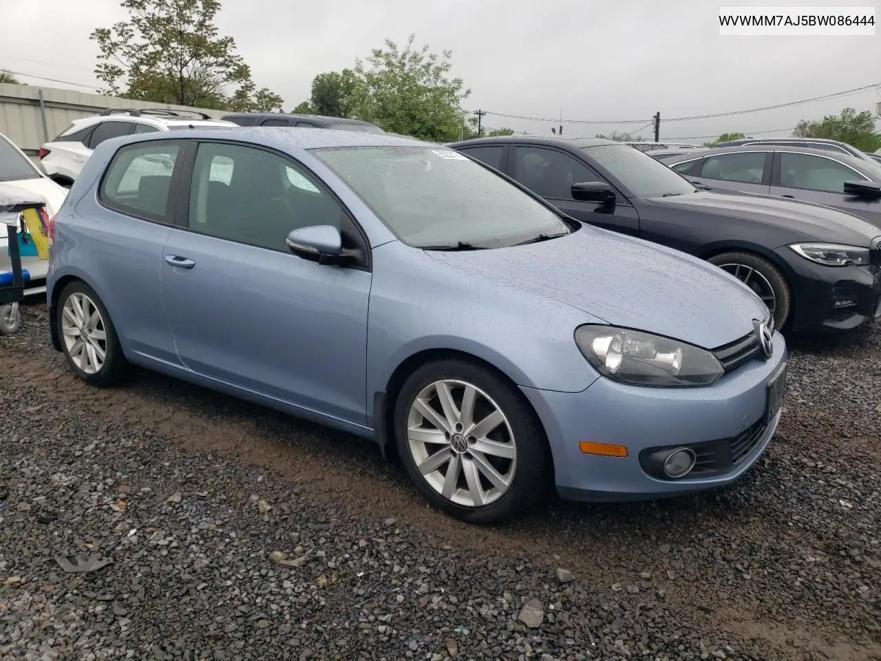 2011 Volkswagen Golf VIN: WVWMM7AJ5BW086444 Lot: 55232175
