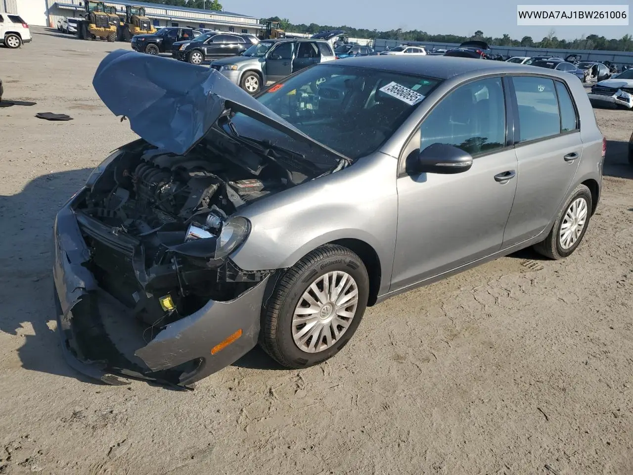 2011 Volkswagen Golf VIN: WVWDA7AJ1BW261006 Lot: 56960695
