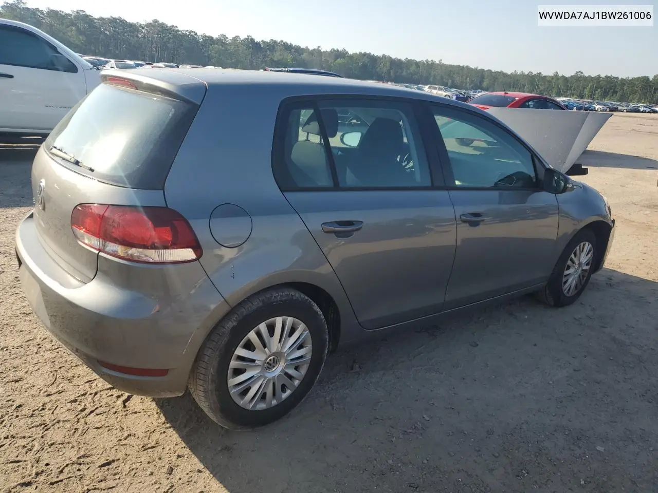 2011 Volkswagen Golf VIN: WVWDA7AJ1BW261006 Lot: 56960695