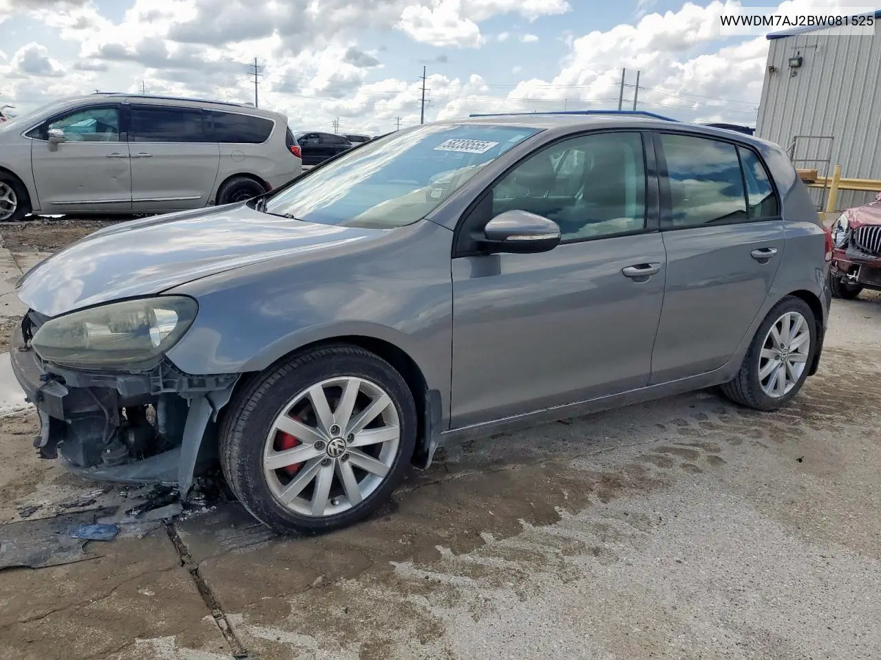 2011 Volkswagen Golf VIN: WVWDM7AJ2BW081525 Lot: 58238555
