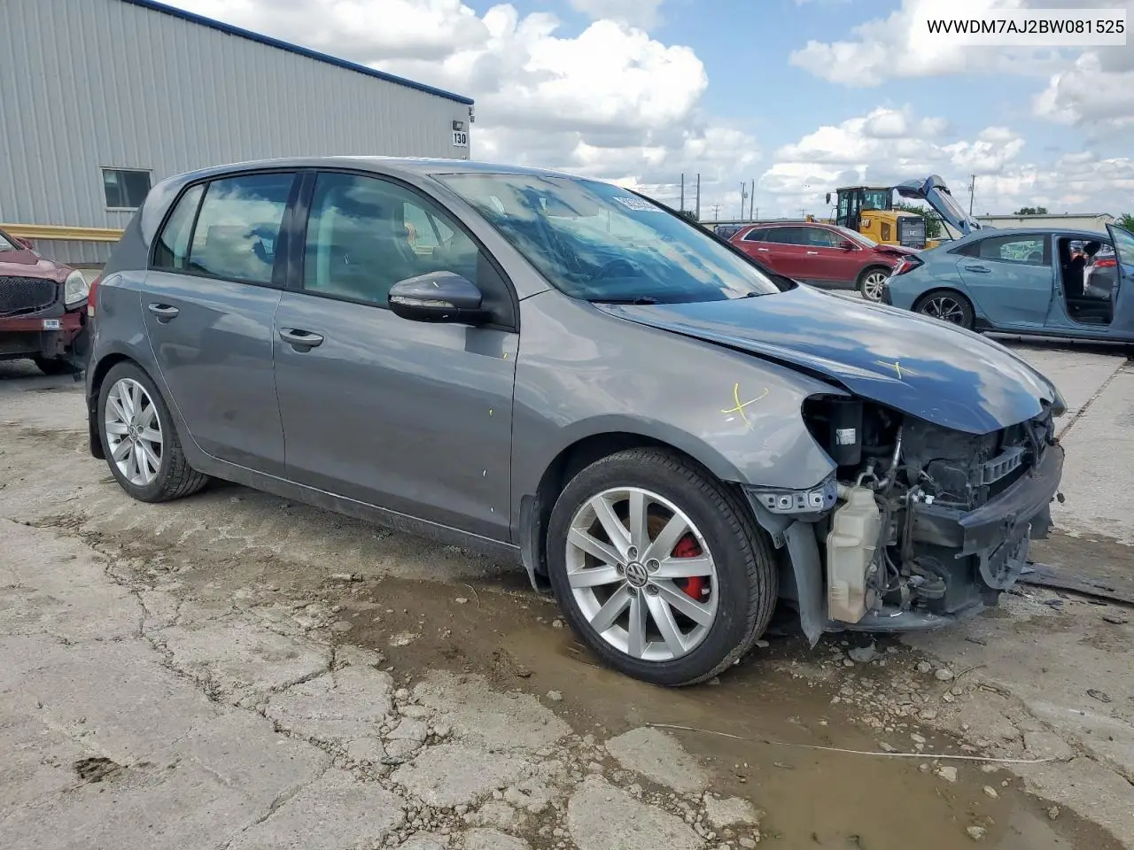 2011 Volkswagen Golf VIN: WVWDM7AJ2BW081525 Lot: 58238555
