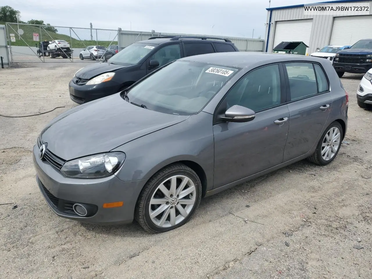 2011 Volkswagen Golf VIN: WVWDM7AJ9BW172372 Lot: 58260105