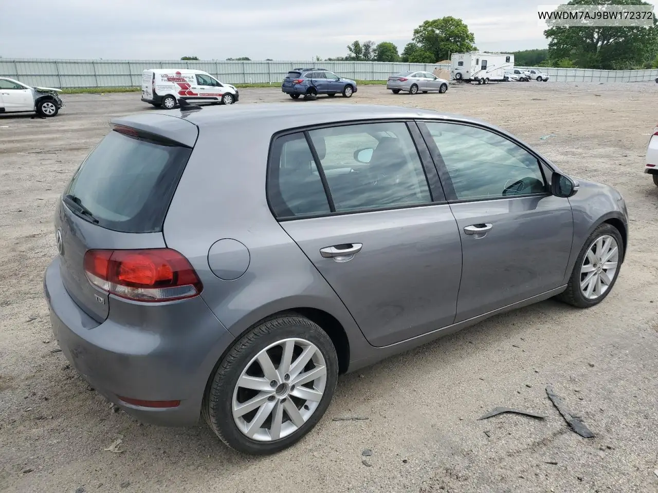 2011 Volkswagen Golf VIN: WVWDM7AJ9BW172372 Lot: 58260105