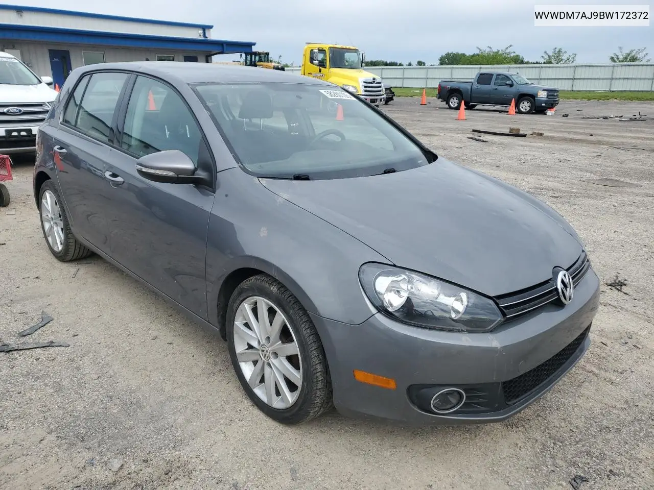 2011 Volkswagen Golf VIN: WVWDM7AJ9BW172372 Lot: 58260105