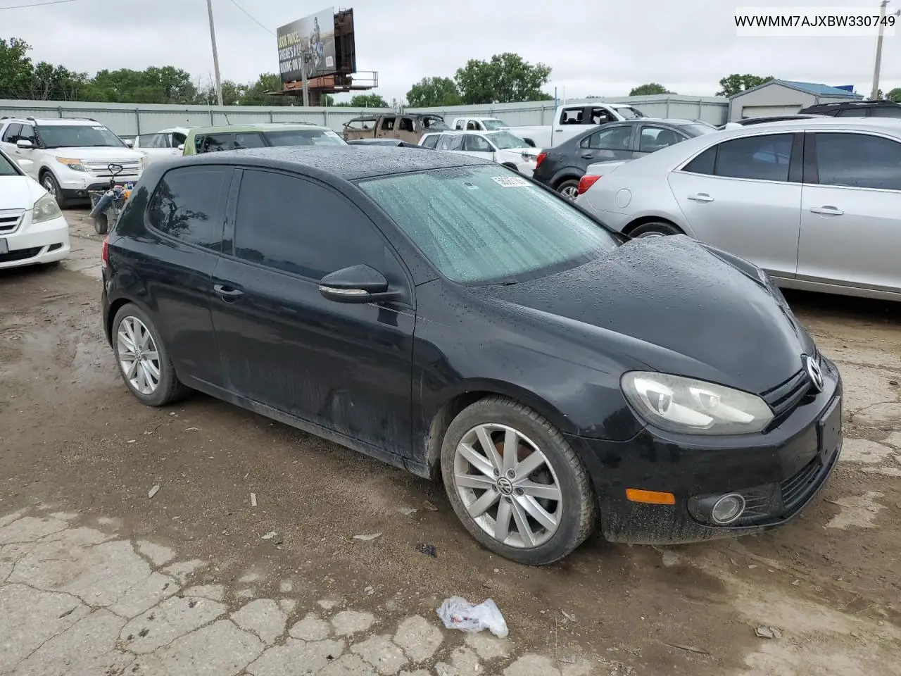 2011 Volkswagen Golf VIN: WVWMM7AJXBW330749 Lot: 58367165