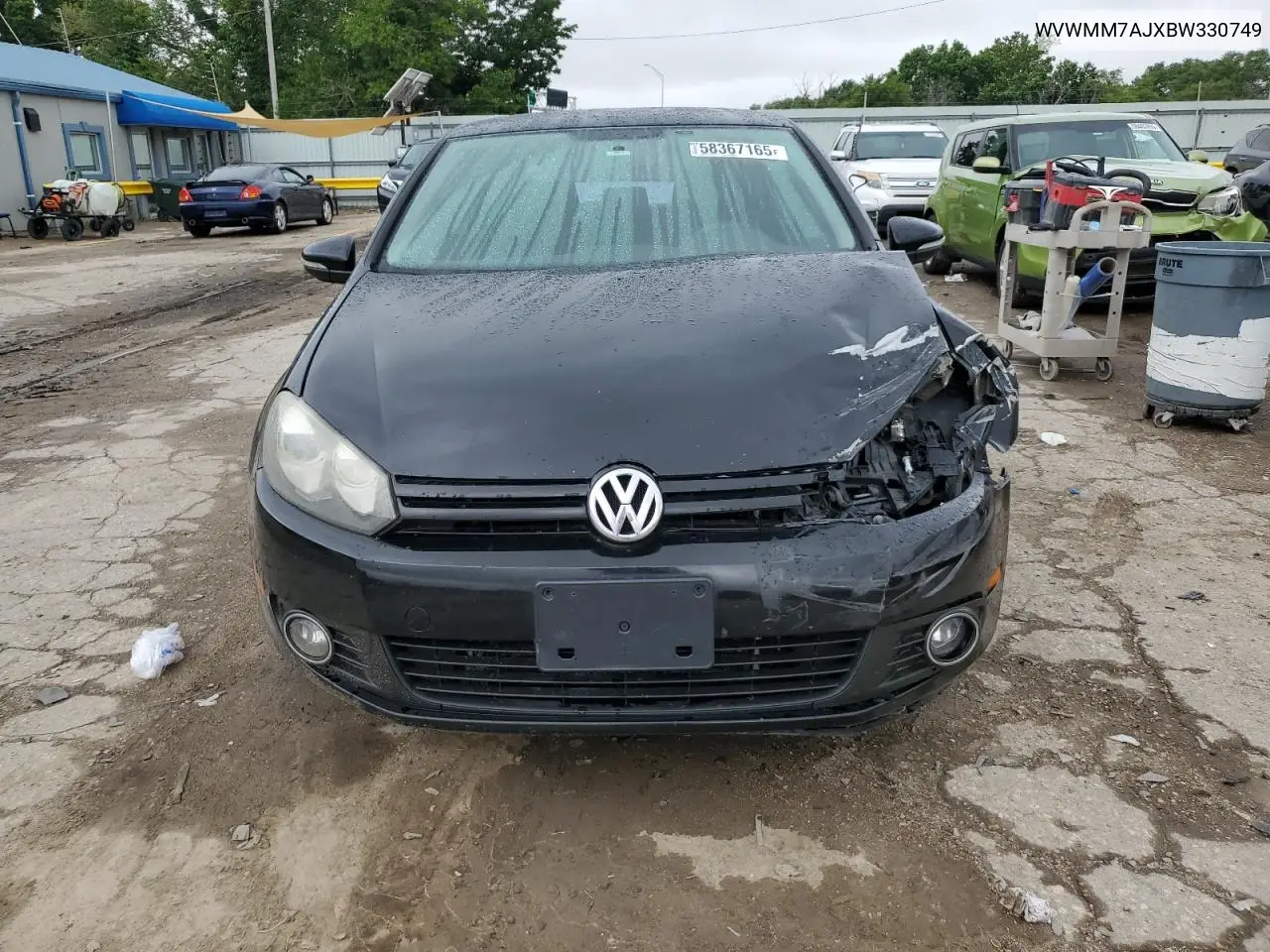 2011 Volkswagen Golf VIN: WVWMM7AJXBW330749 Lot: 58367165