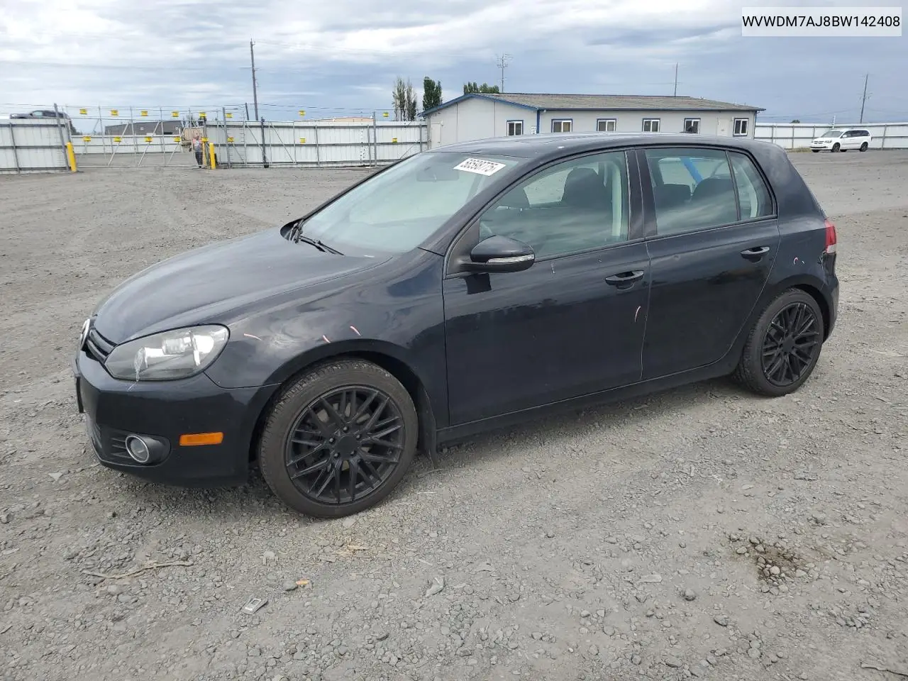 2011 Volkswagen Golf VIN: WVWDM7AJ8BW142408 Lot: 58598775